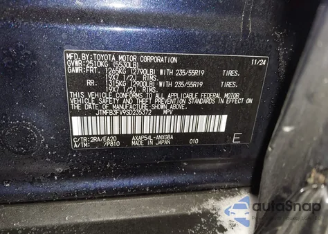 2025 Toyota Rav4 Plug-In Hybrid Xse from USA, damaged, VIN JTMFB3FV9SD235372